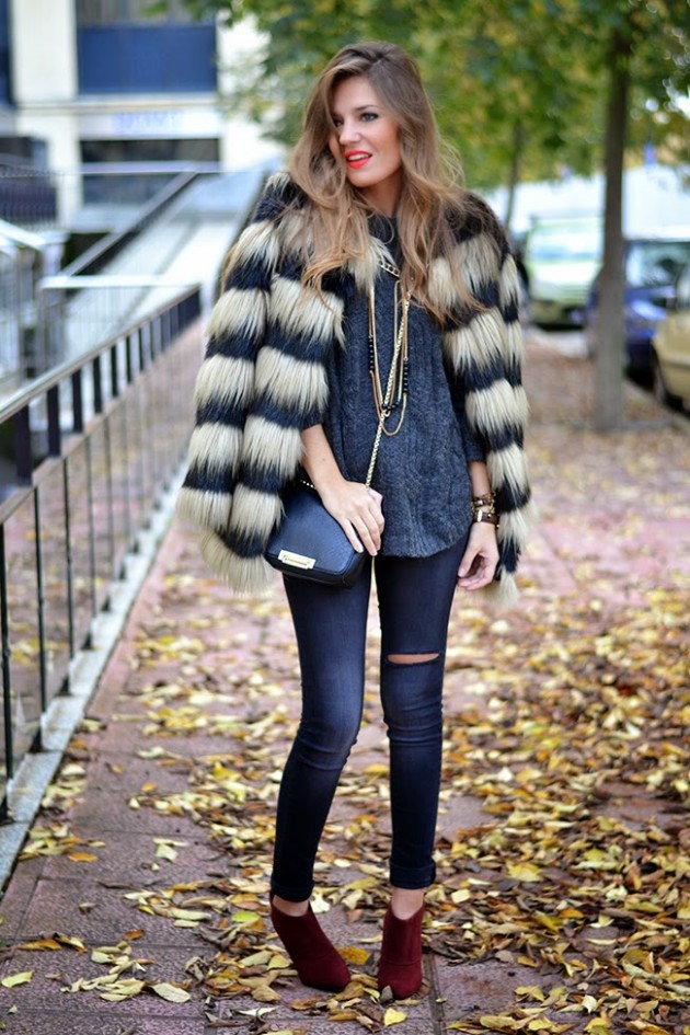 How To Wear Faux Fur Coats This Winter - 18 Stylish Outfit Ideas ...