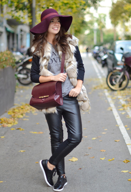 16 Stylish Ways To Style Black Leather Pants