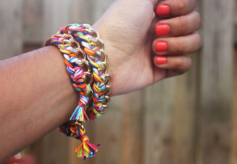 17 Wonderful DIY Chain Bracelets