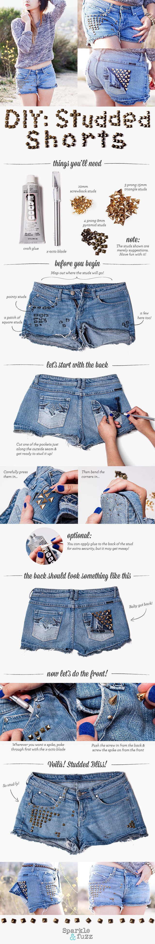 16 DIY Fashion Projects With Studs and Spikes