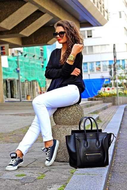 Follow The Black and White Spring 2015 Trend