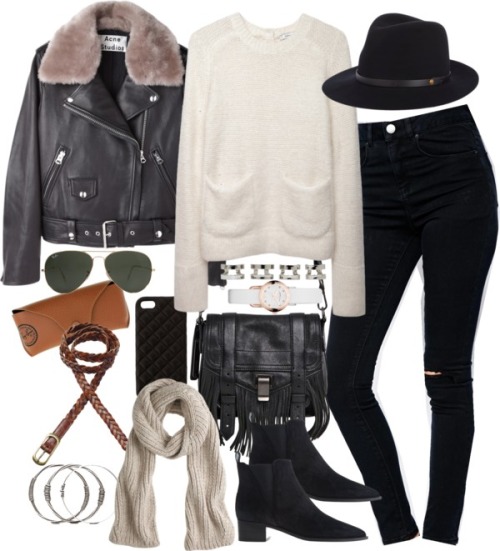 How to Wear Black Skinny Jeans   19 Inspiring Polyvore Outfit Ideas