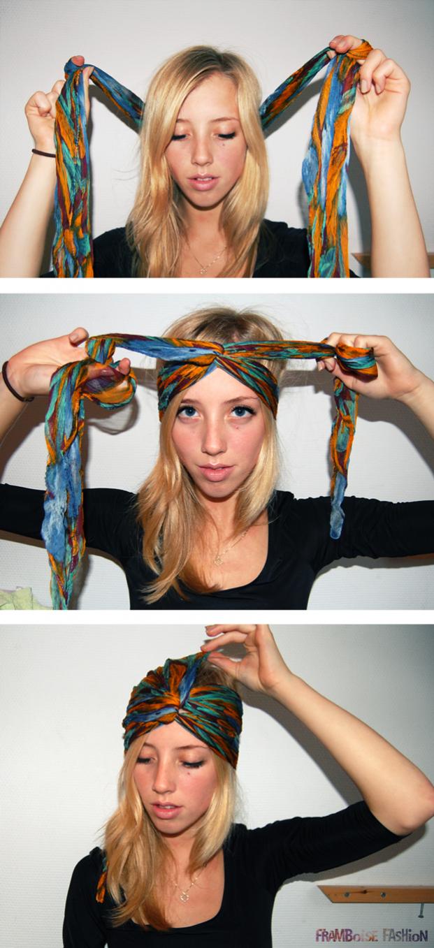 15 Ways To Style Your Hair With A Scarf and Bandanna