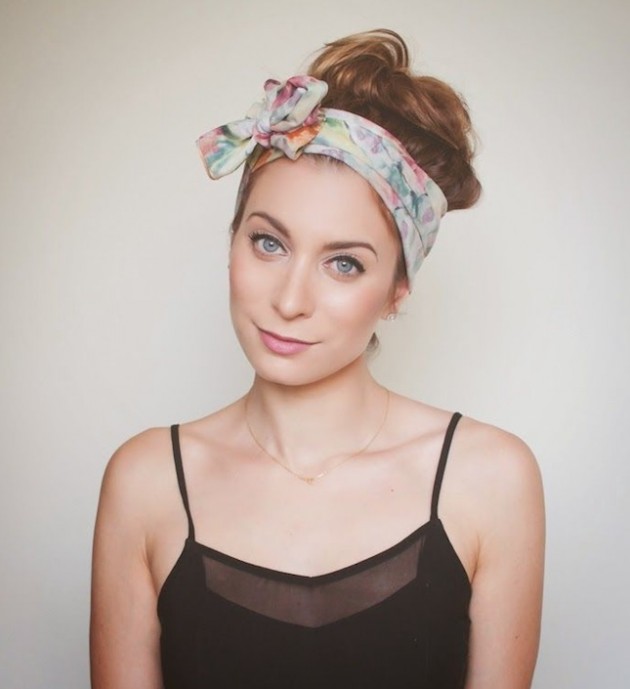 15 Ways To Style Your Hair With A Scarf and Bandanna