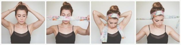 15 Ways To Style Your Hair With A Scarf and Bandanna