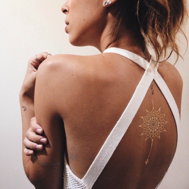 Would You Wear… Metallic Temporary Tattoos?