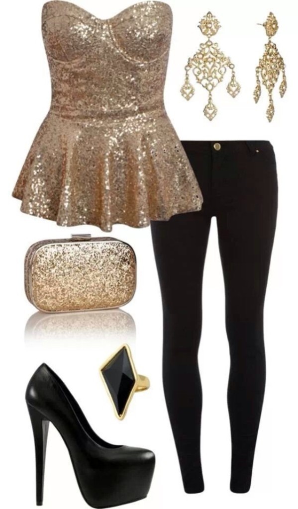 Outstanding Polyvore Combos With Peplum Tops - fashionsy.com