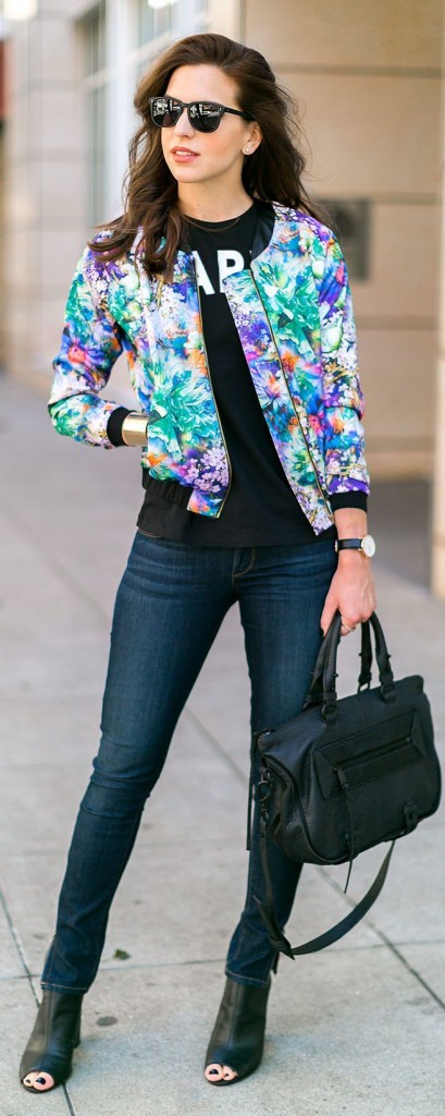 16 Fantastic Ways To Wear The Bomber Jacket This Spring