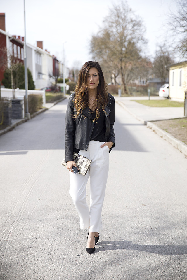 How to Wear Black and White This Spring - fashionsy.com