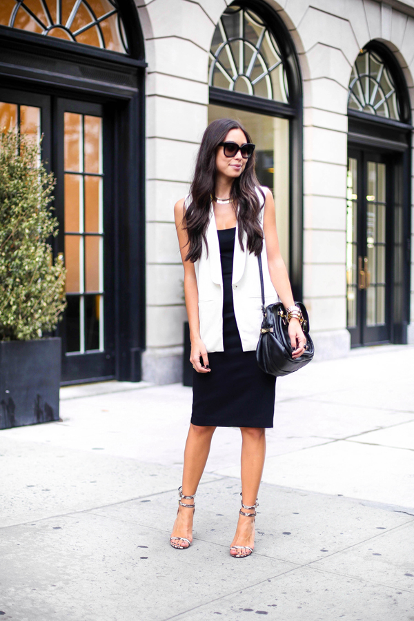 How to Wear Black and White This Spring