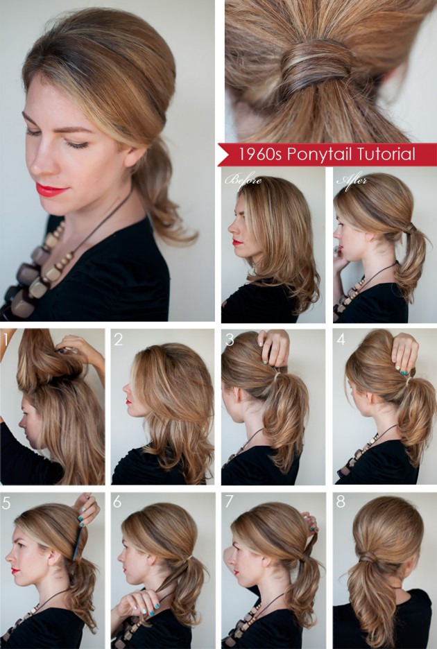 Easy 5 Minute Ponytail Tutorials For The Hot Summer Days