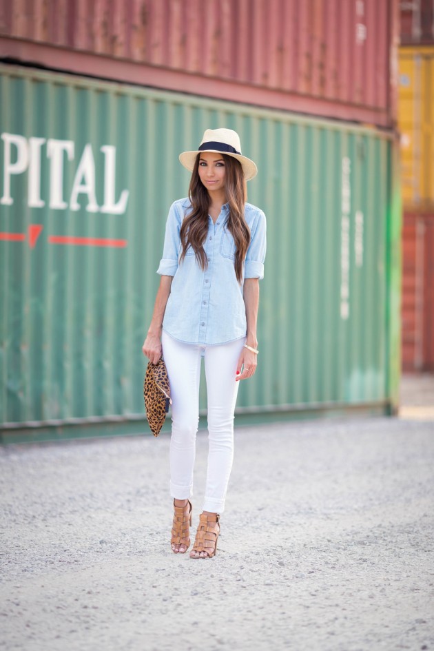 Spring Essential: A Chambray Shirt