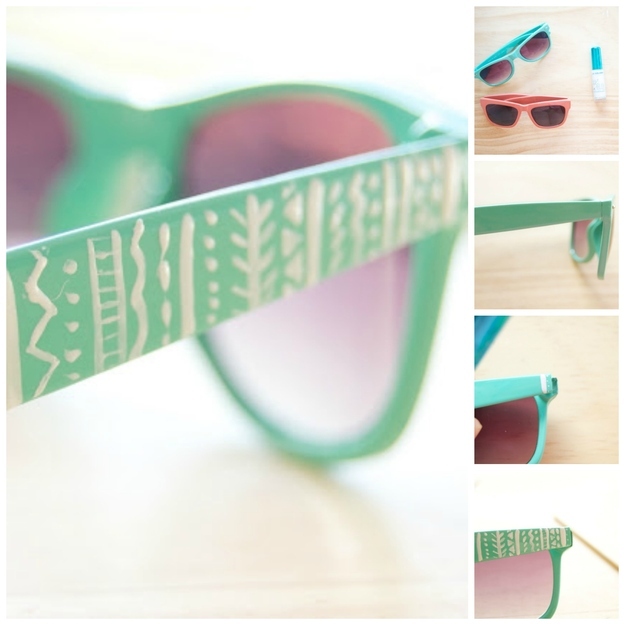 Great DIY Sunglasses Ideas Which Will Help You Embellish Your Favorite Summer Accessory