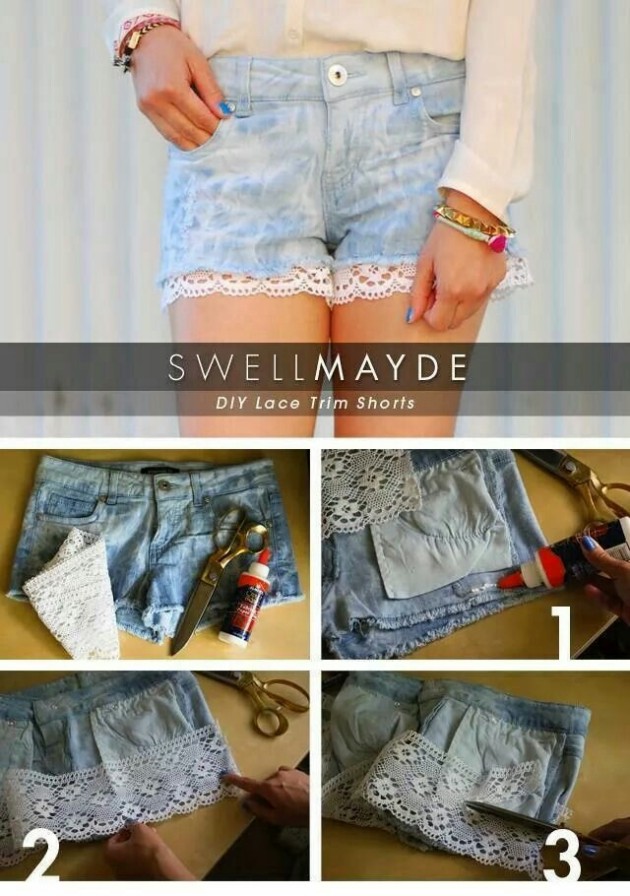 15 Brilliant DIY Ideas to Revamp Your Old Shorts