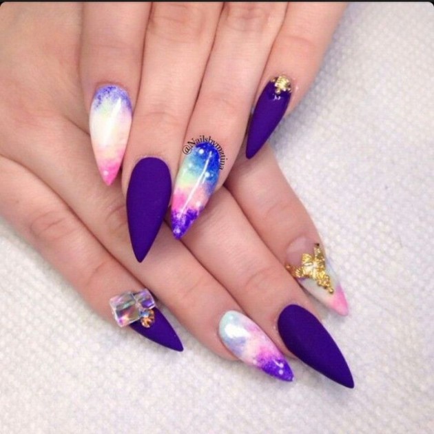 Fabulous Summer Stiletto Nail Designs That Will Steal The ...