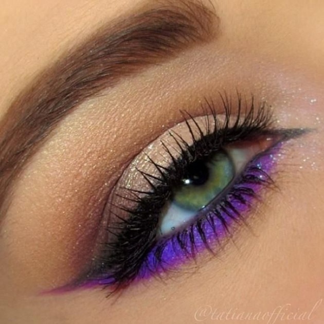 Amazing Colored Eyeliner Makeup Looks