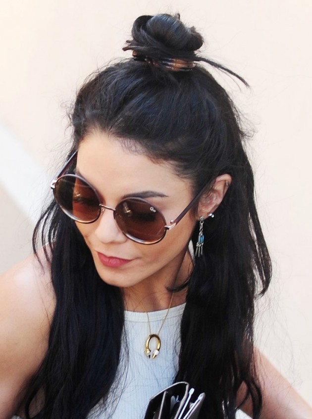 Hot Hairstyle Trend: Half Up Top Knot