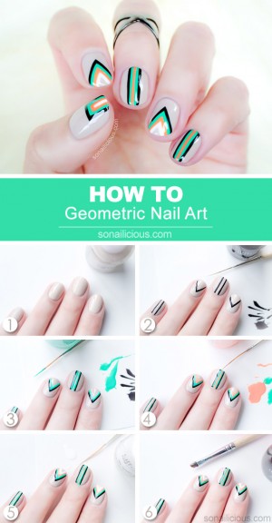 15 Easy and Fun Step-by-Step Nail Tutorials You Must Try - fashionsy.com