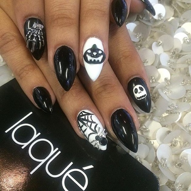 19 Spooky Nail Designs for Halloween - fashionsy.com