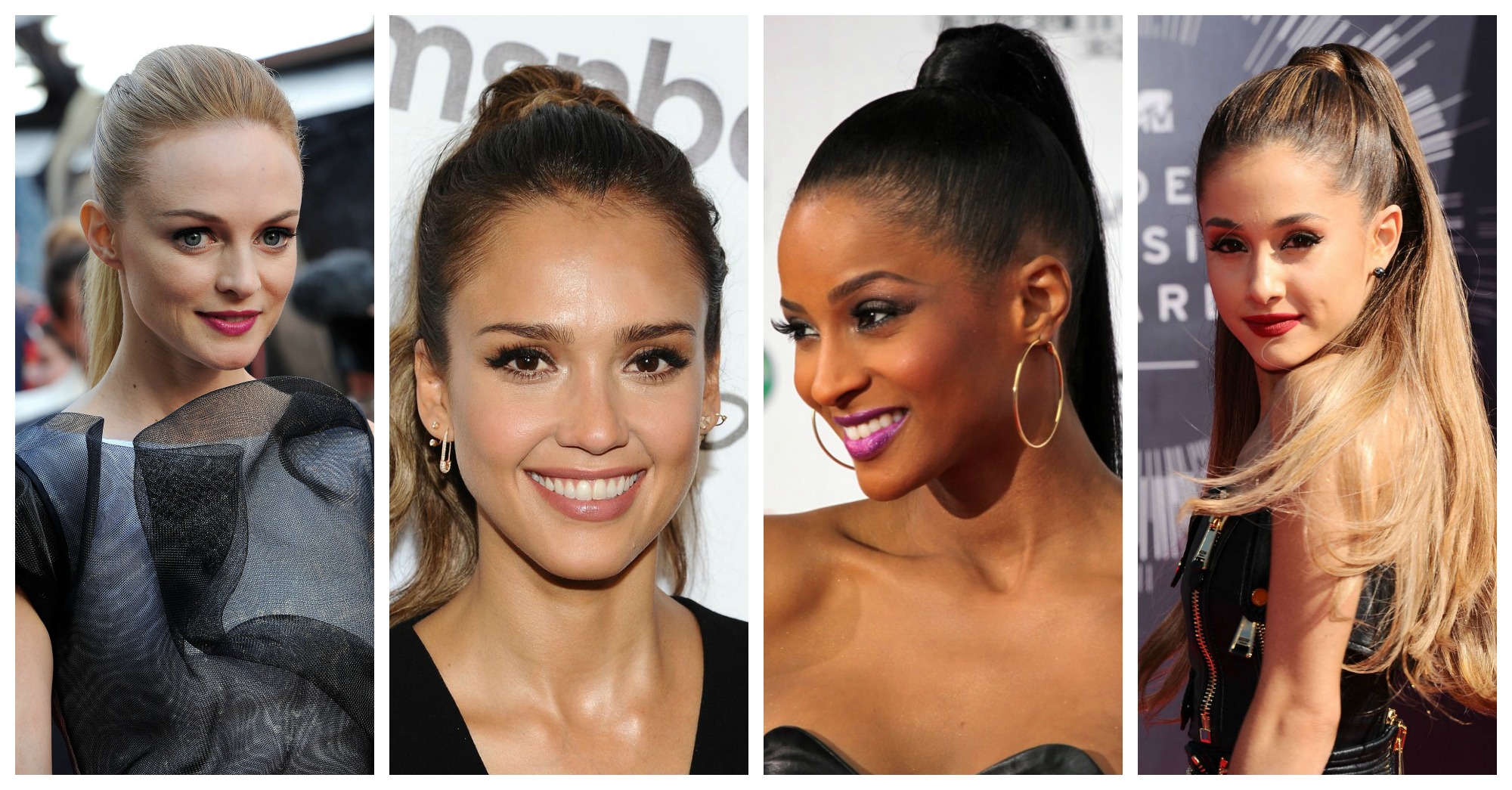 High straight 2024 ponytail hairstyle