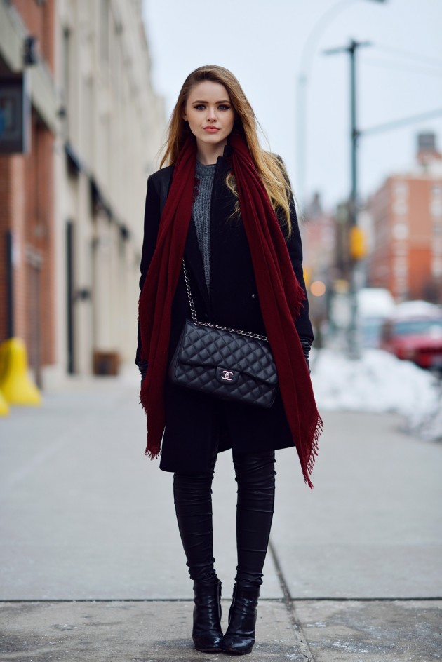 Stylish Street Style Looks With Black Leather Pants You Can Copy