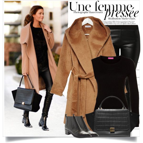 15 Stylish Polyvore Combos With Camel Coats You Can Copy