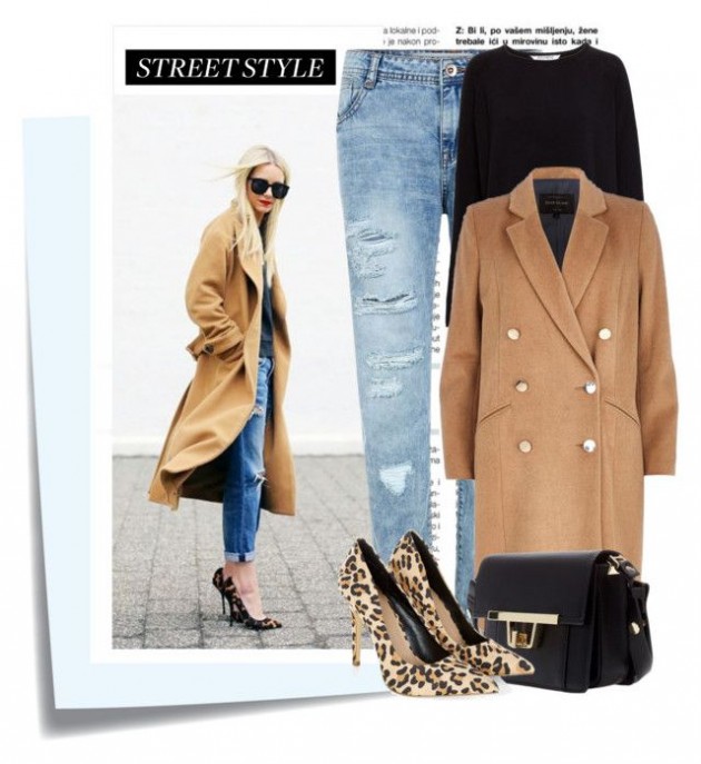 15 Stylish Polyvore Combos With Camel Coats You Can Copy