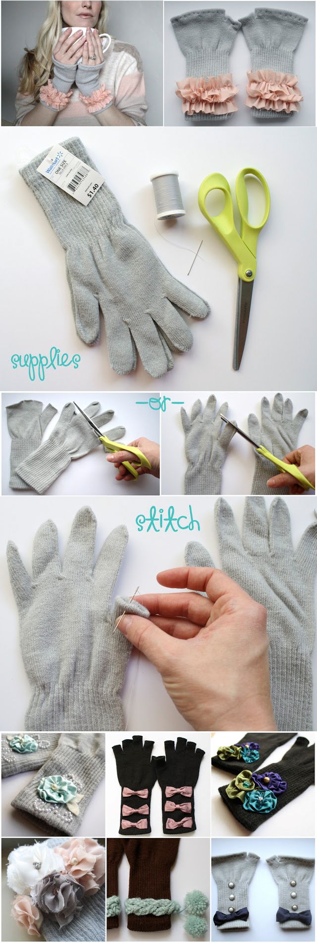 14 Brilliant DIY Gloves Ideas You Can Try This Winter