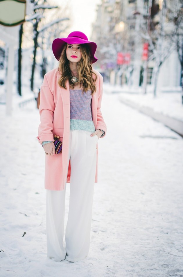 20 Ways Of How To Wear Pastel Colors In Winter