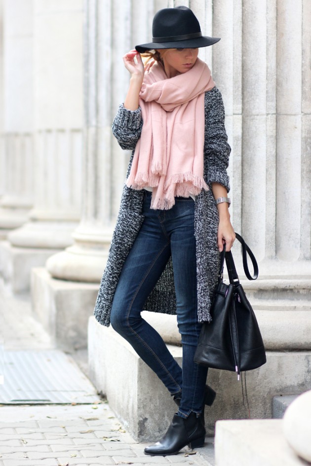 An Oversized Scarf Can Keep You Warm And Make You Look Stylish