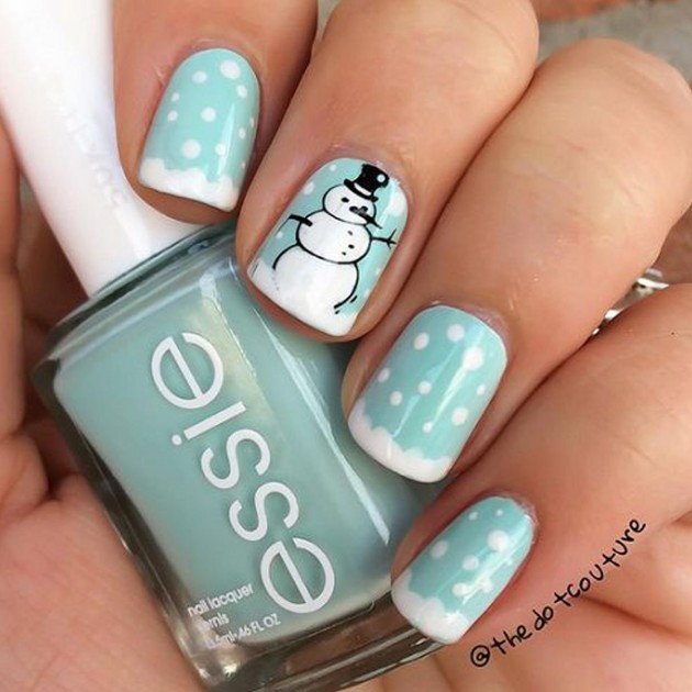 20 Wonderful Winter Nail Designs You Can Draw Inspiration From