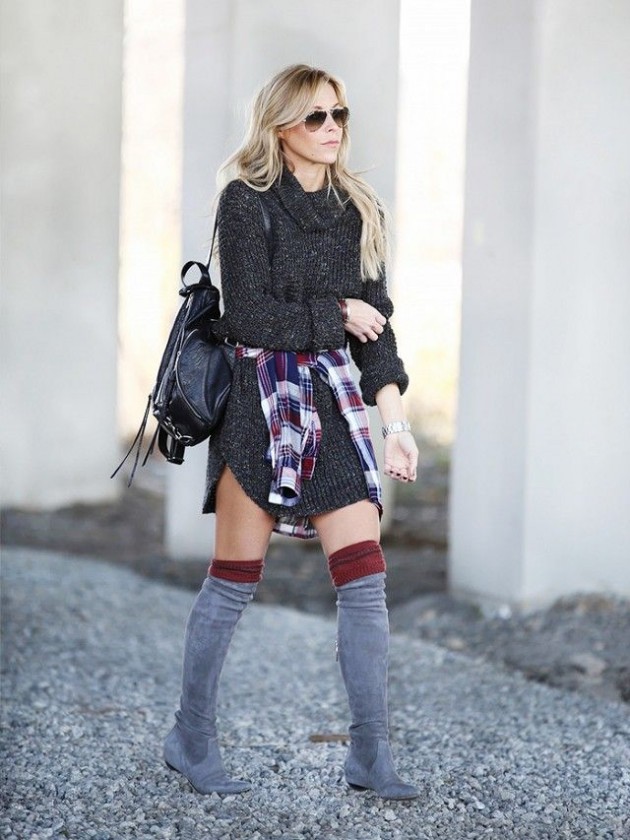How To Pull Off The Knee High Socks Trend