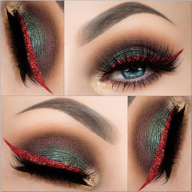 Green Smokey Eye Ideas + Tutorials To Make Your Holiday Makeup Look More Festive