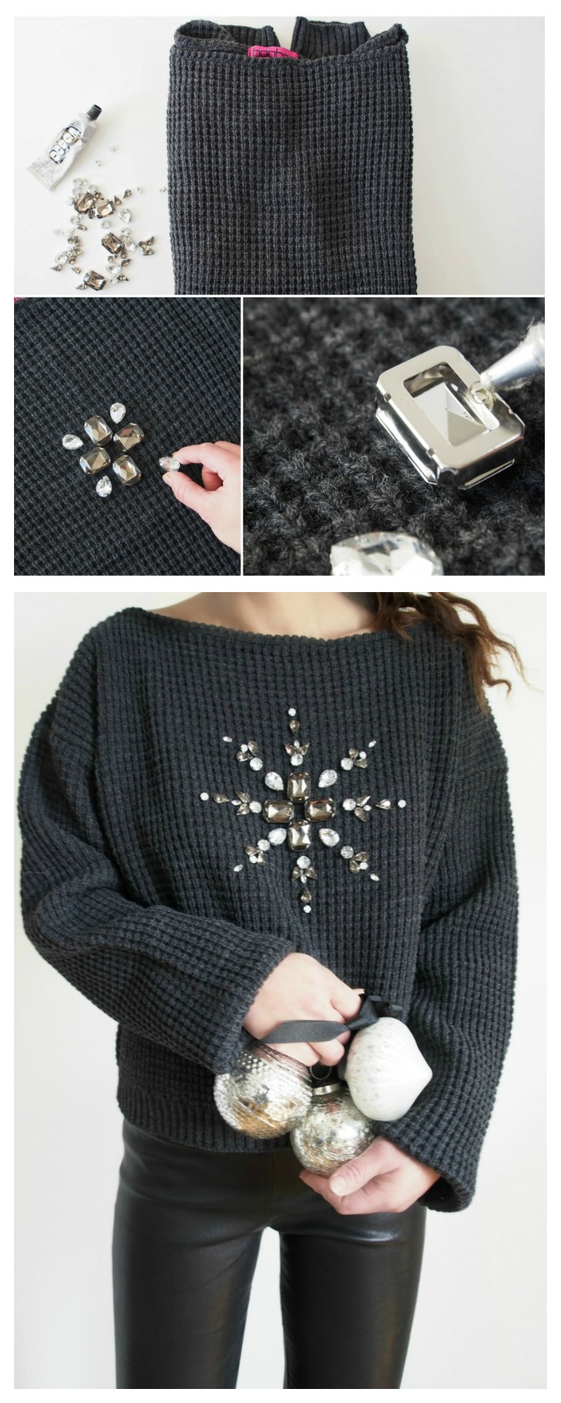 12 Ways To Turn A Plain Sweater Into An Embellished One