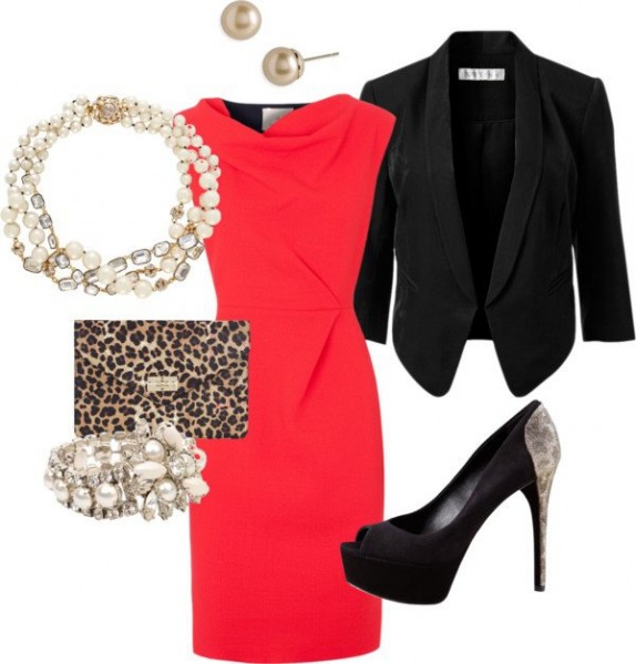 17 Holiday Office Party Polyvore Combinations You Can Copy