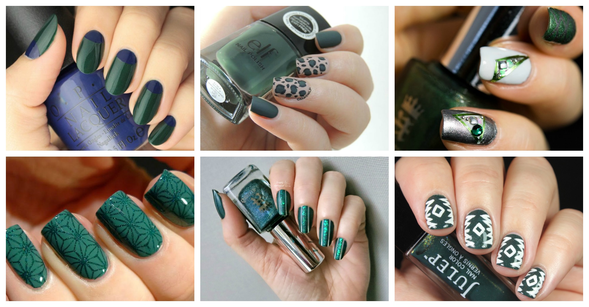 15 Emerald Green Nail Designs You Can Copy - fashionsy.com