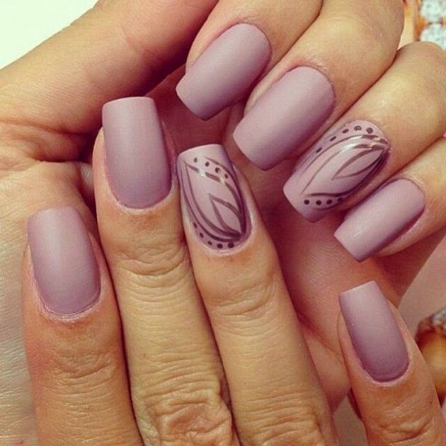 Beautiful Matte Nail Designs You Can Draw Inspiration From