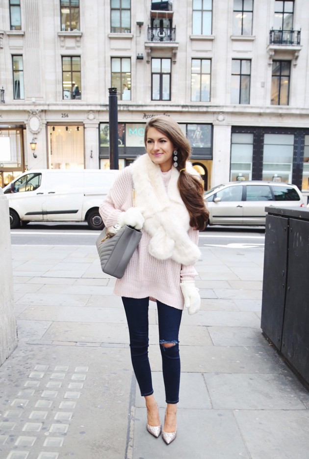 3 Fashionable Ways to Wear A Faux Fur Stole
