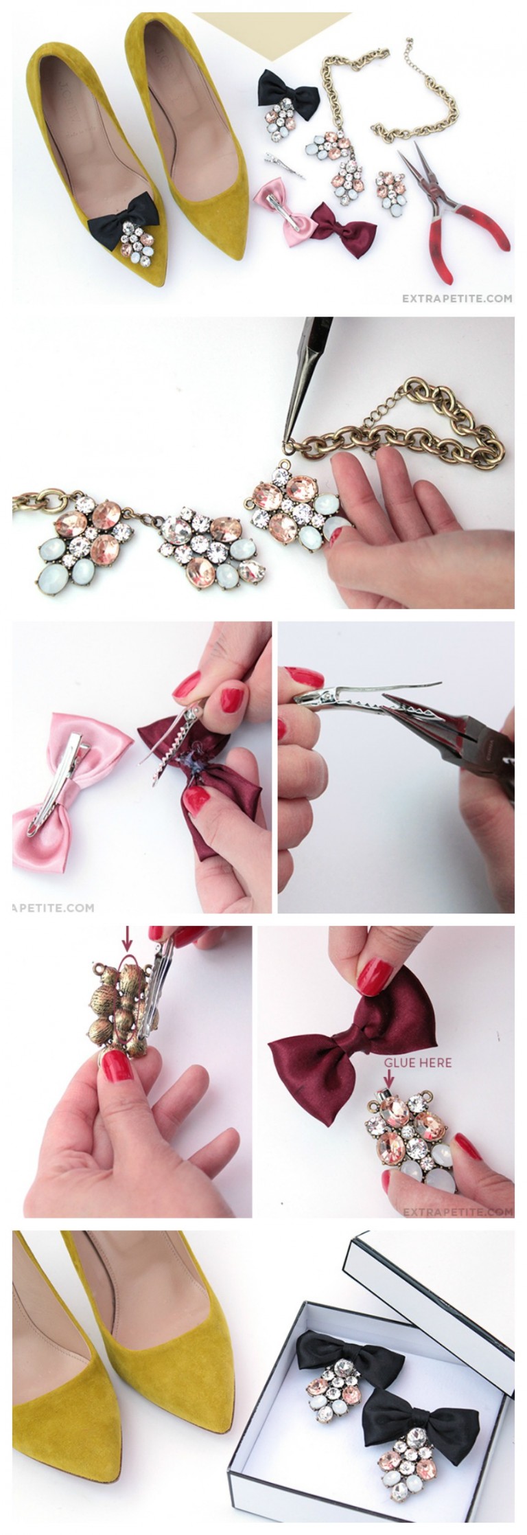 16 Wonderful DIY Shoe Clips To Beautify The Plain Shoes