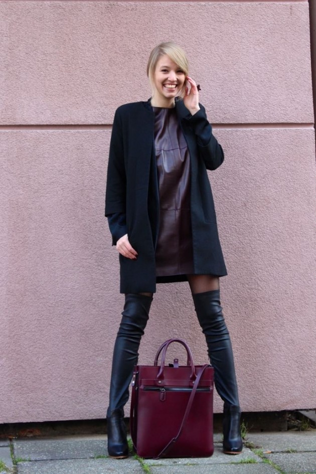 18 Ways Of How To Wear Collarless Coats