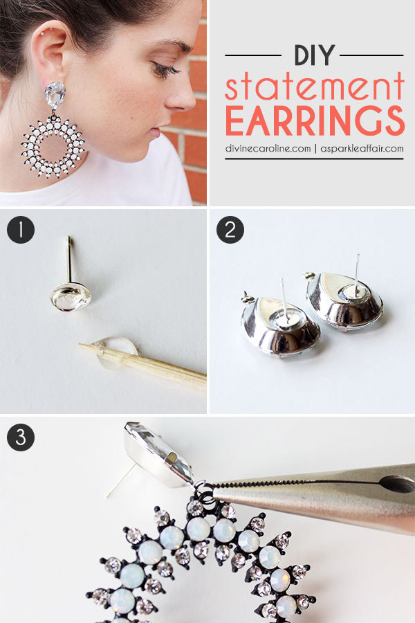 15 Wonderful DIY Statement Earrings You Need To See