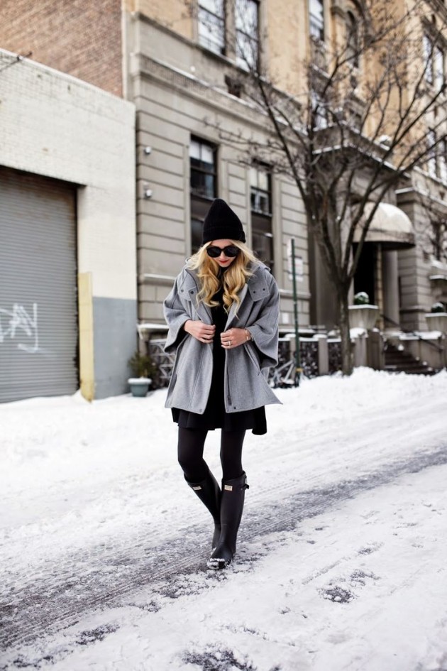 Cozy Outfit Ideas With Snow Boots To Copy This Winter - fashionsy.com