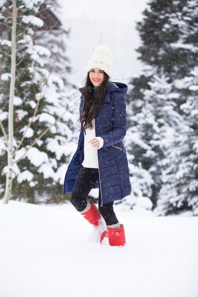 Cozy Outfit Ideas With Snow Boots To Copy This Winter - fashionsy.com