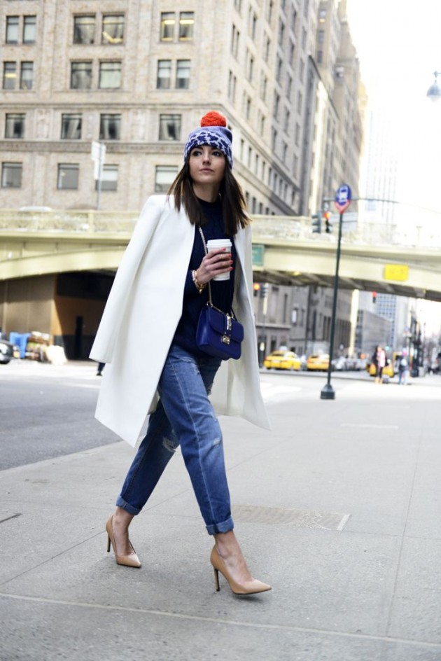 Outfit Ideas With White Coats To Fall In Love With