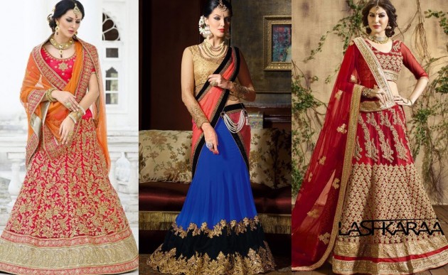 10 Beautiful and Gorgeous Bridal Lehengas at Lashkaraa.com