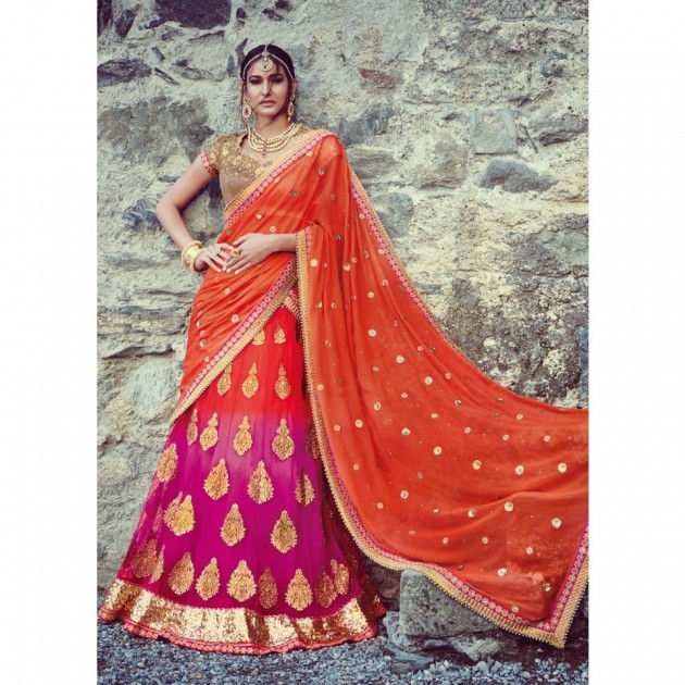 10 Beautiful and Gorgeous Bridal Lehengas at Lashkaraa.com