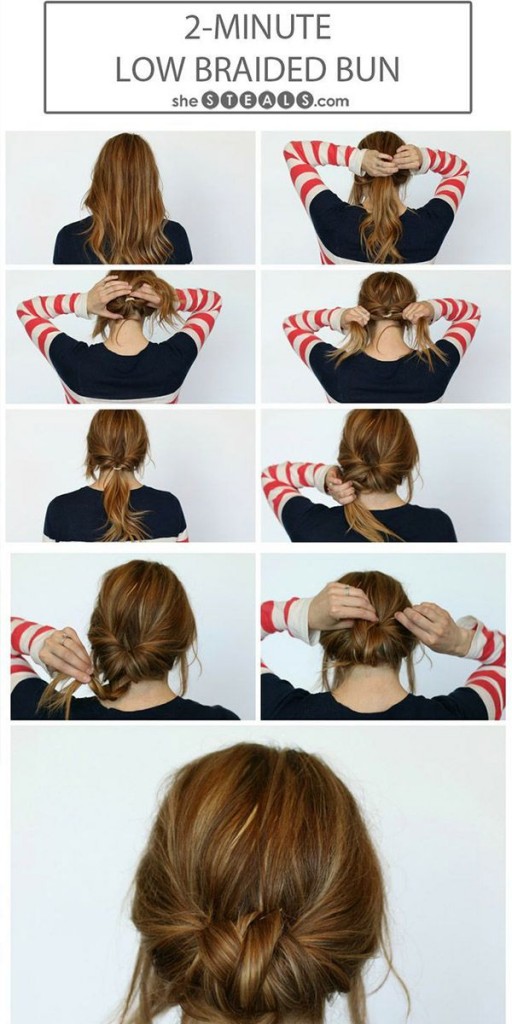 Low Bun Hair Tutorials And Celebrity Looks - fashionsy.com