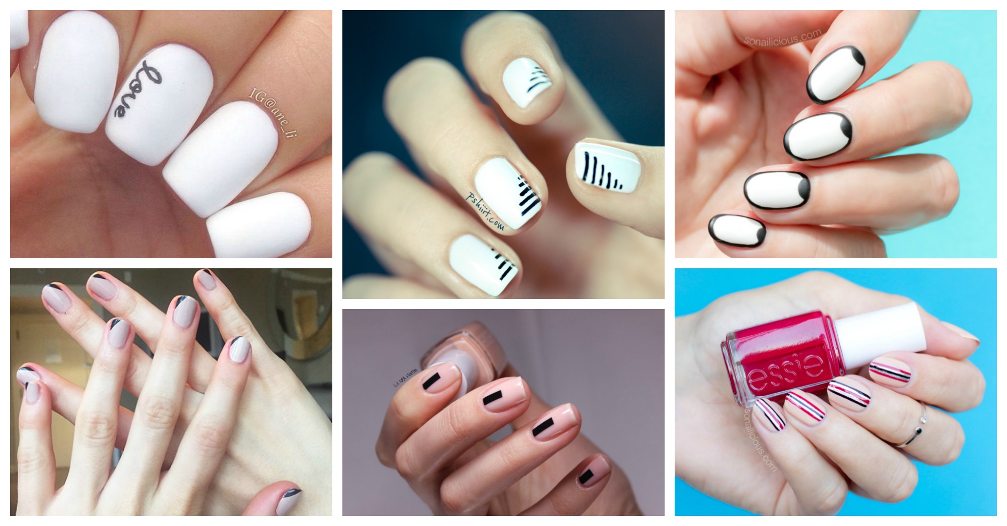 9. "Minimalist Pointy Nail Designs for a Sleek Look" - wide 2
