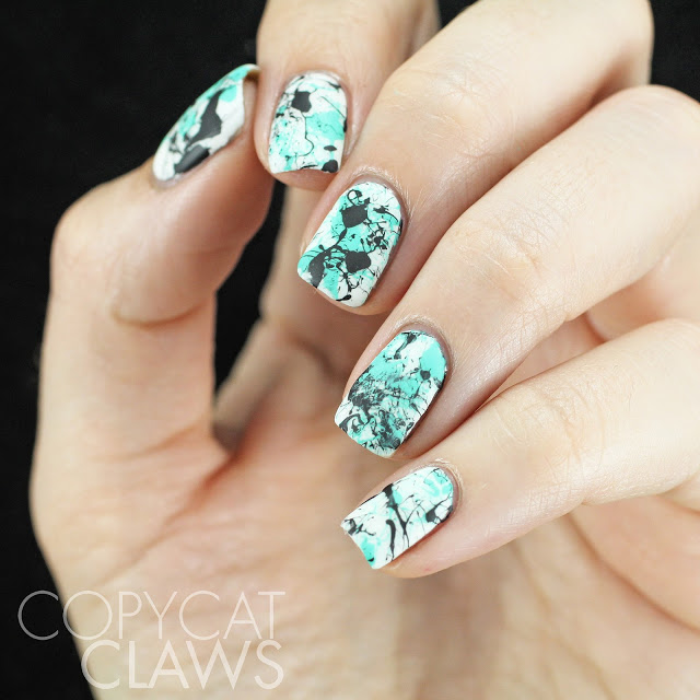 Splatter Nail Art Designs & How To Do Splatter Nails - fashionsy.com