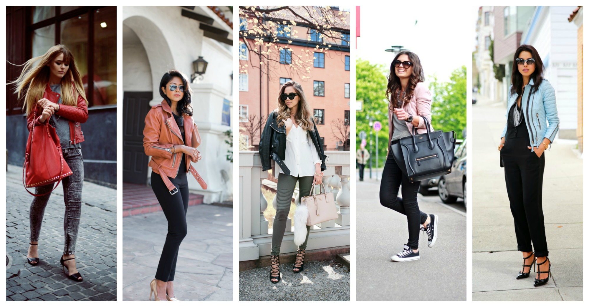 Must-See Spring Outfit Ideas With Leather Jackets - fashionsy.com